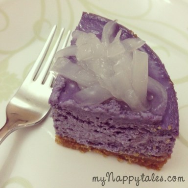 Purple Yam Cheesecake