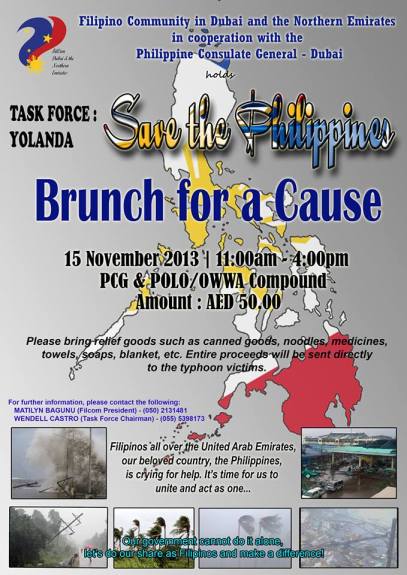 Brunch for a Cause for Yolanda Survivors