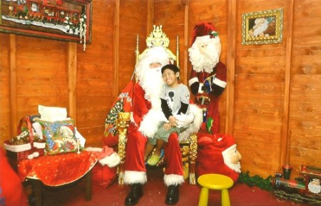 LittleMan V with Wafi Santa