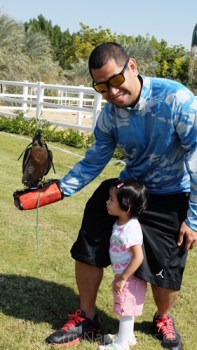 Falcon at Al Tamimi Stables