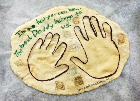 Baked Salt Dough Hand Print