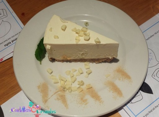 White Chocolate Ginger Cheesecake