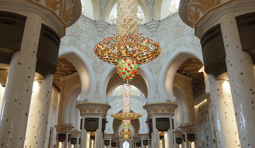 Abu Dhabi Grand Mosque Chandeliers