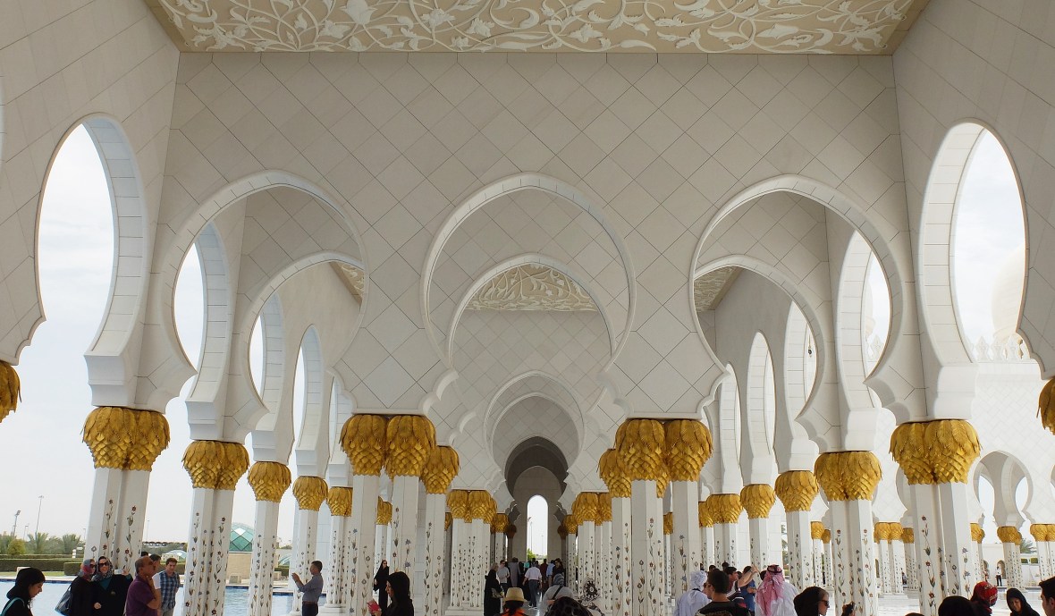 Abu Dhabi Grand Mosque Outside Panel