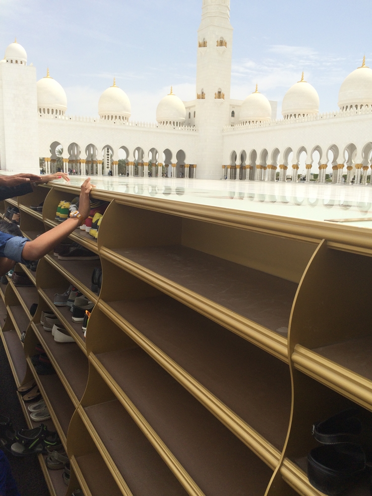 Abu Dhabi Grand Mosque Shoe Cabinet
