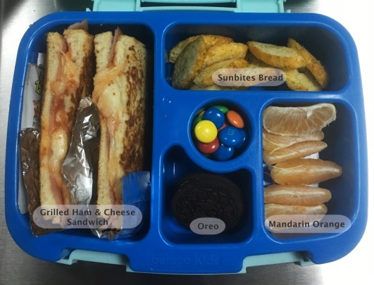 January 5 Bento - Grilled Sandwich