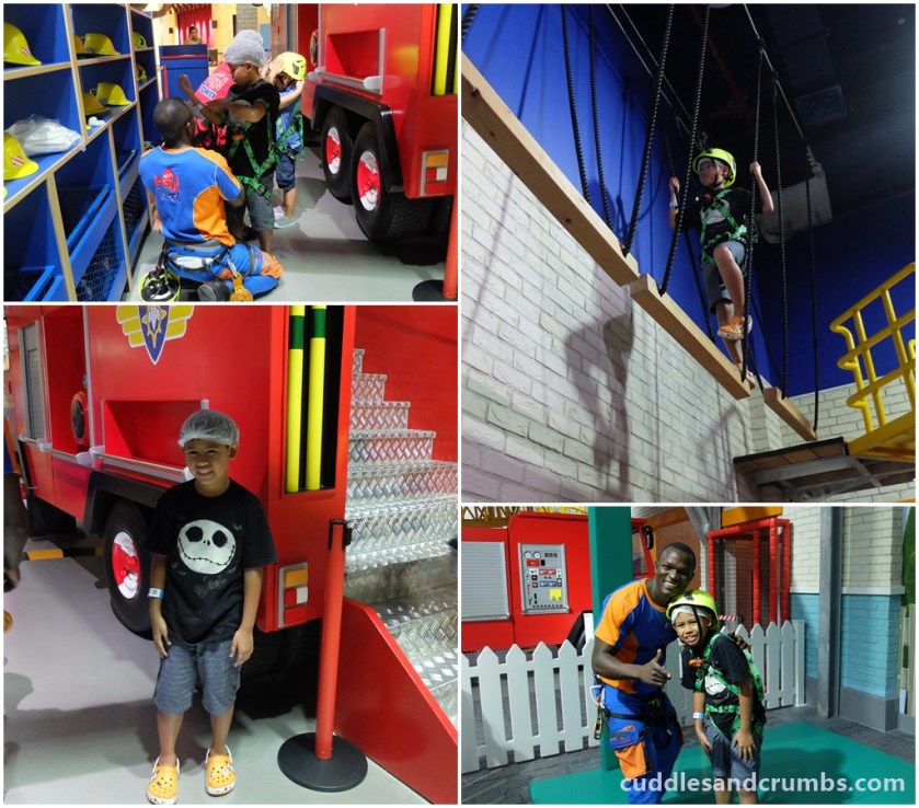 Fireman Sam play area at Mattel Play Town Dubai 