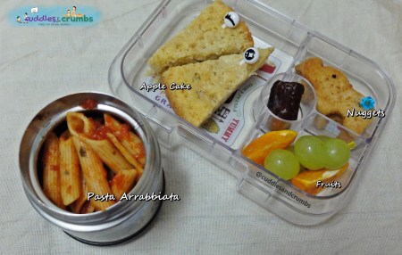Pasta Arrabbiata Bento Lunch Box