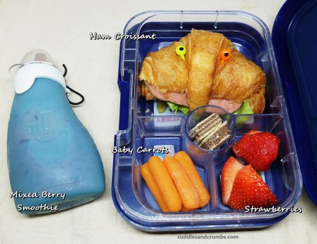 ham croissant lunch box yumbox
