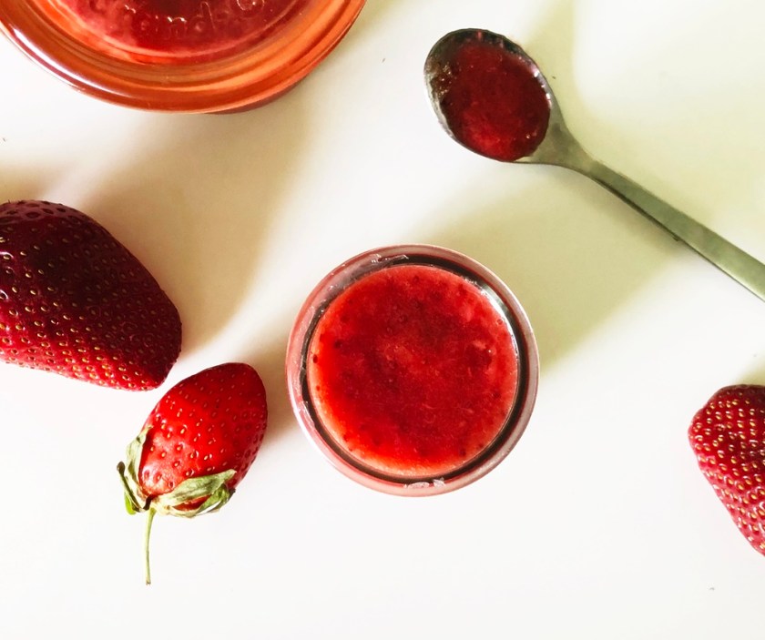 strawberry chia jam